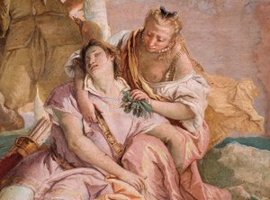 Detail from Angelica Coming to the Aid of the Wounded Medoro from the Room of Orlando Furioso in the Palazzina